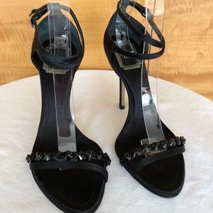 Christian Dior Satin embellished sandals